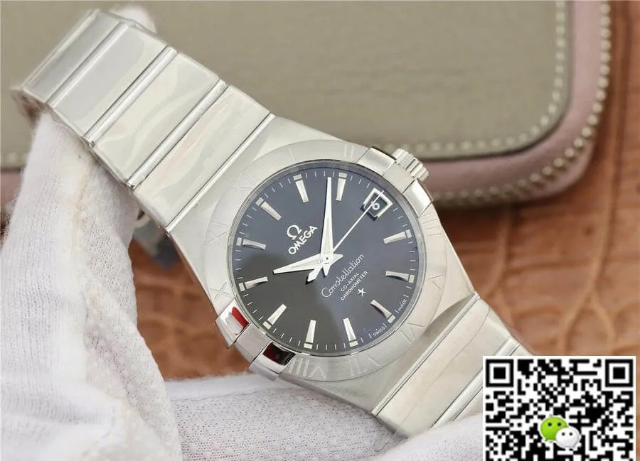 Omega Constellation 123.10.38.21.01.001 VS Factory 1:1 Best Edition Replica Watch Silver Strap